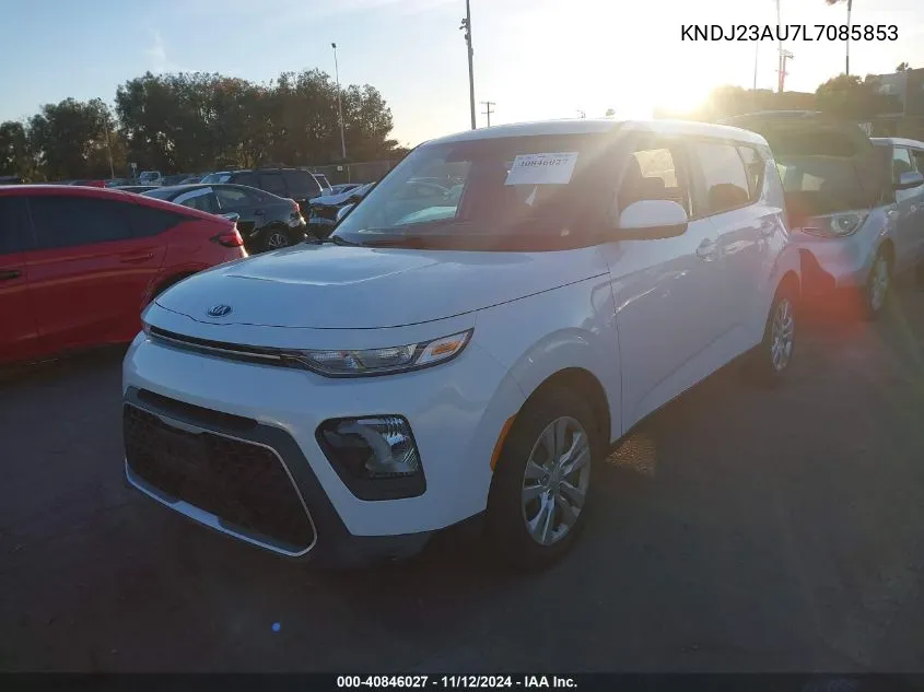 2020 Kia Soul Lx VIN: KNDJ23AU7L7085853 Lot: 40846027