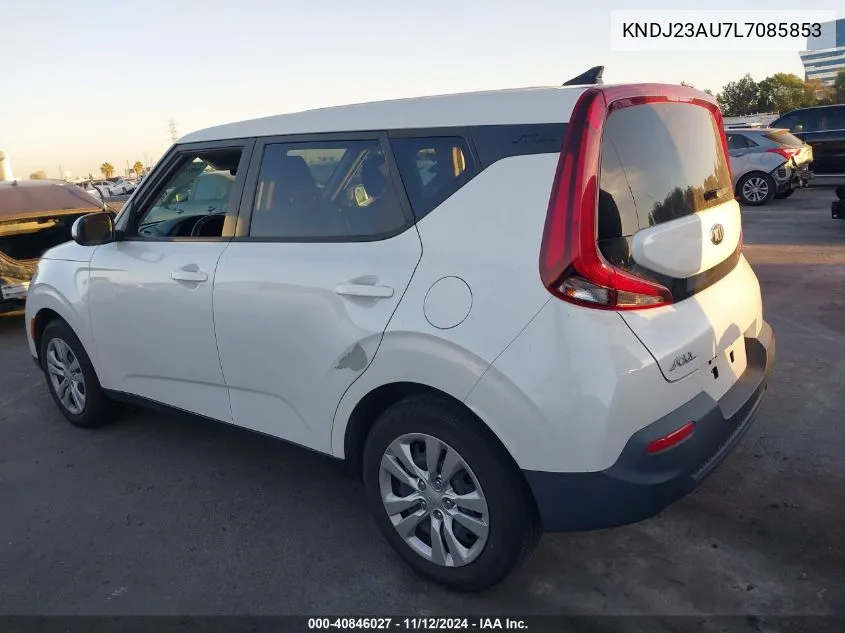 2020 Kia Soul Lx VIN: KNDJ23AU7L7085853 Lot: 40846027