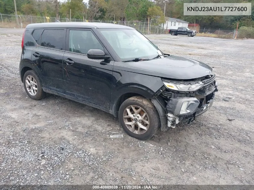 2020 Kia Soul S VIN: KNDJ23AU1L7727600 Lot: 40889039