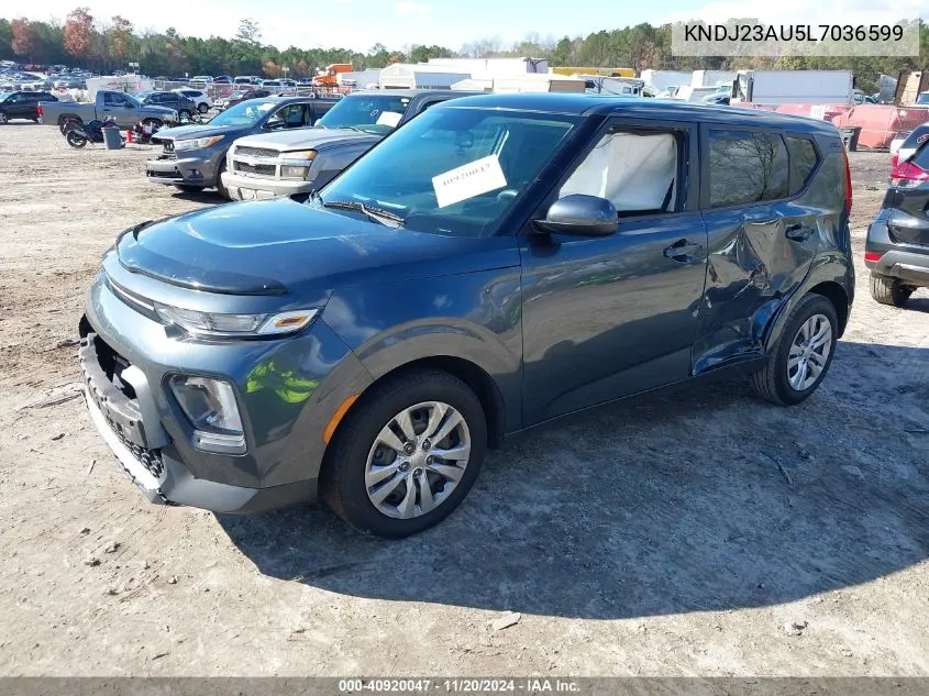 2020 Kia Soul Lx VIN: KNDJ23AU5L7036599 Lot: 40920047