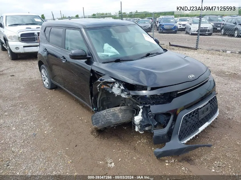 2021 Kia Soul Lx VIN: KNDJ23AU9M7125593 Lot: 39347266