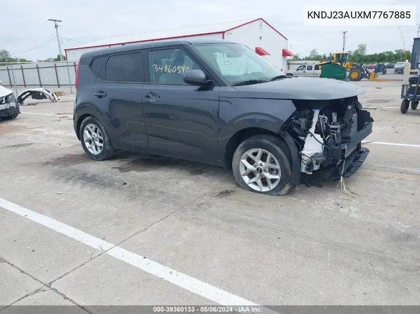 2021 Kia Soul S VIN: KNDJ23AUXM7767885 Lot: 39360133