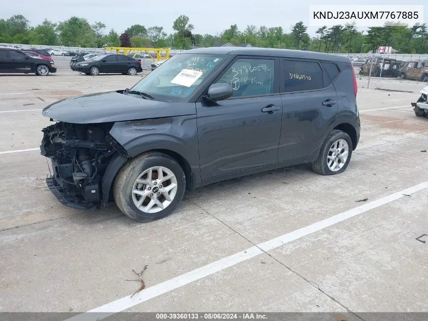 2021 Kia Soul S VIN: KNDJ23AUXM7767885 Lot: 39360133