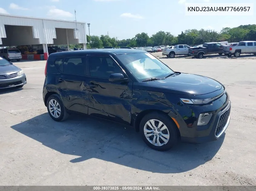 2021 Kia Soul Lx VIN: KNDJ23AU4M7766957 Lot: 39373825