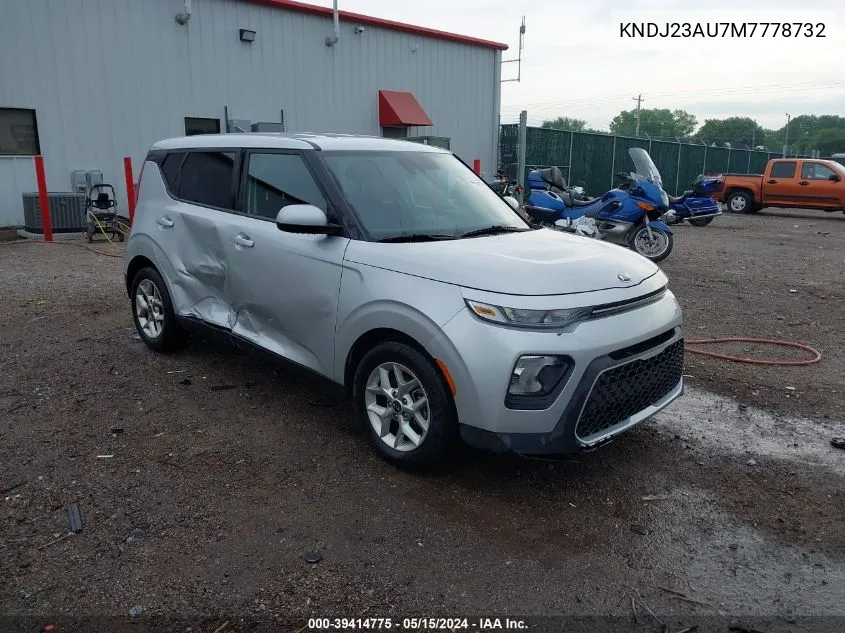 2021 Kia Soul S VIN: KNDJ23AU7M7778732 Lot: 39414775