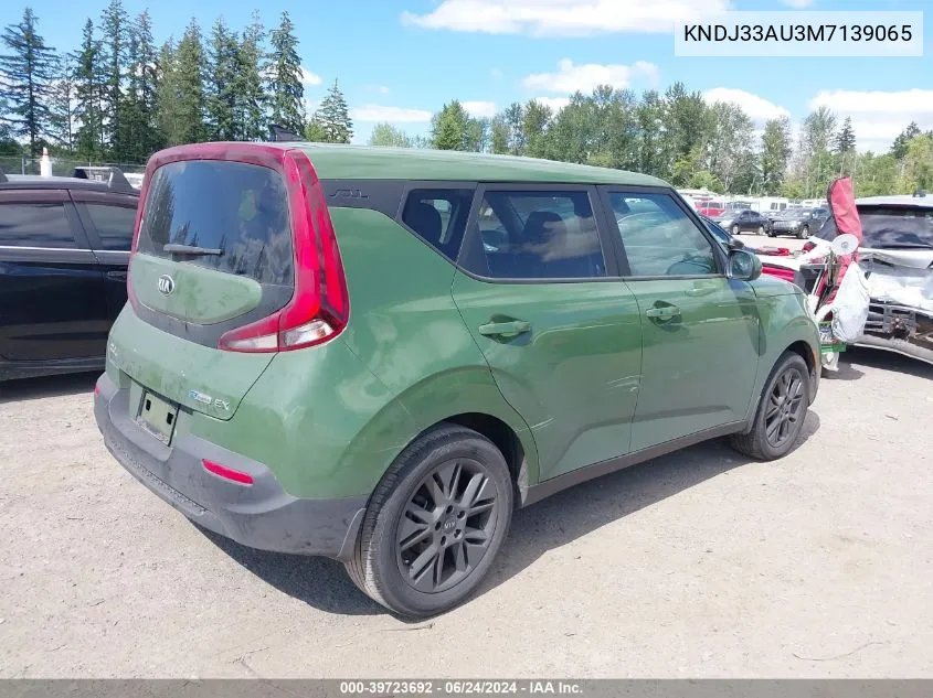 2021 Kia Soul Ex VIN: KNDJ33AU3M7139065 Lot: 39723692