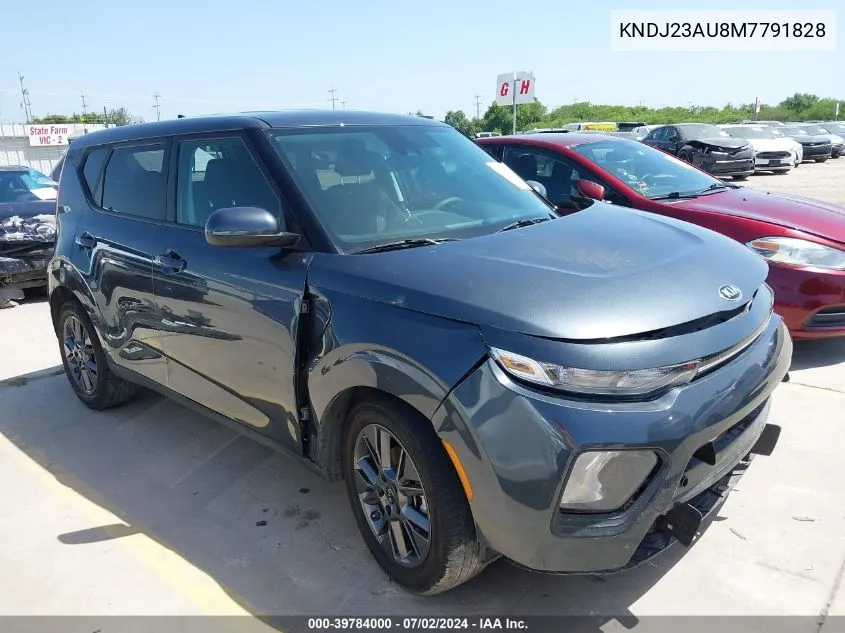 2021 Kia Soul S VIN: KNDJ23AU8M7791828 Lot: 39784000