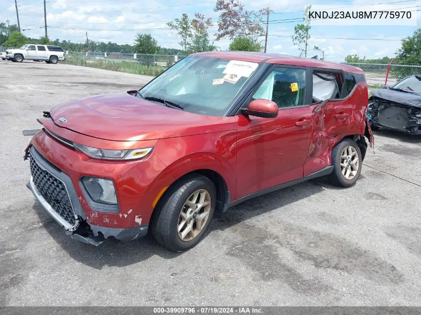 2021 Kia Soul S VIN: KNDJ23AU8M7775970 Lot: 39909796