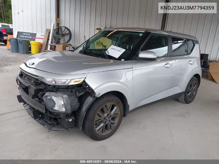 KNDJ23AU3M7794359 2021 Kia Soul S