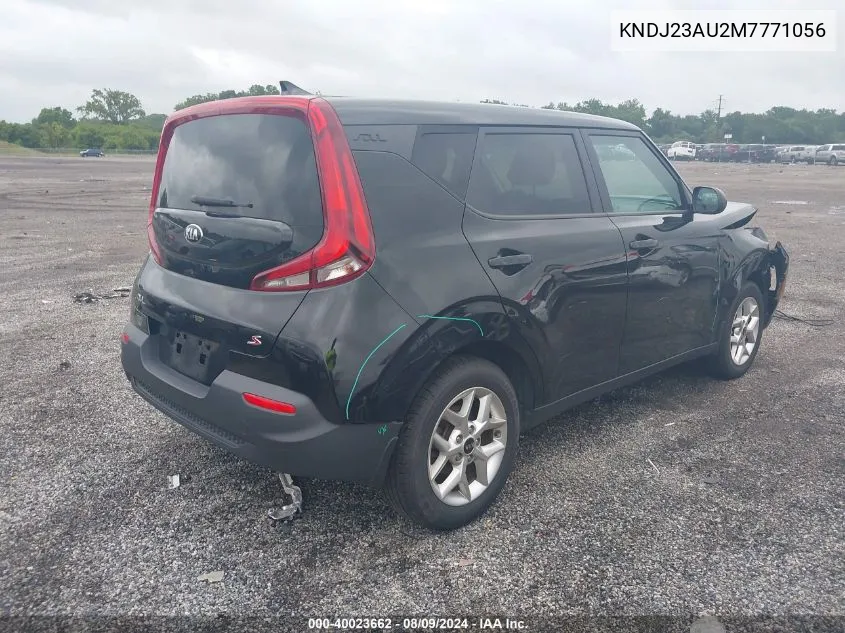 2021 Kia Soul S VIN: KNDJ23AU2M7771056 Lot: 40023662