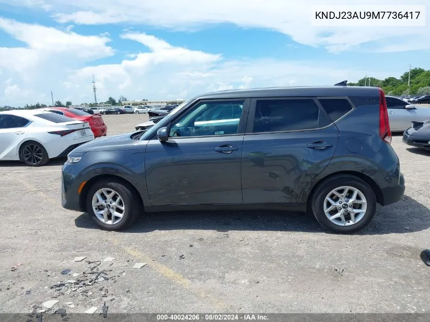 KNDJ23AU9M7736417 2021 Kia Soul S