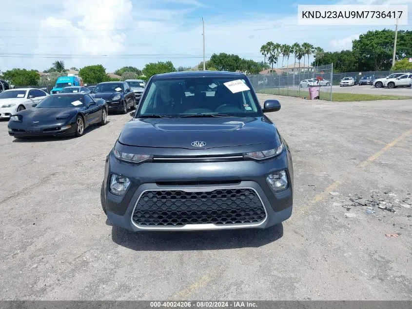 KNDJ23AU9M7736417 2021 Kia Soul S