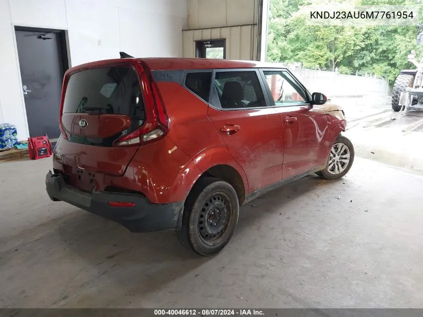 KNDJ23AU6M7761954 2021 Kia Soul Lx