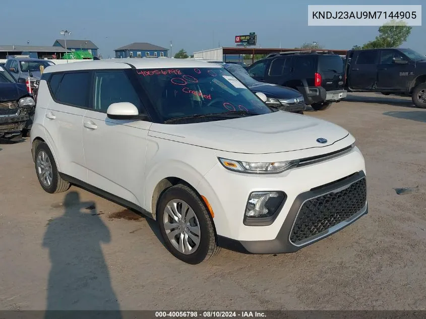 2021 Kia Soul Lx VIN: KNDJ23AU9M7144905 Lot: 40056798