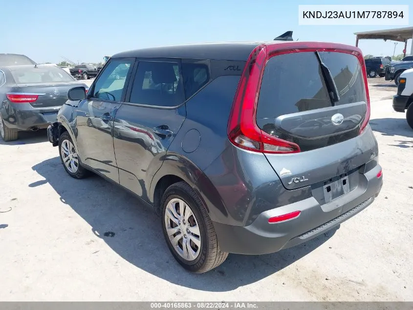 2021 Kia Soul Lx VIN: KNDJ23AU1M7787894 Lot: 40165863