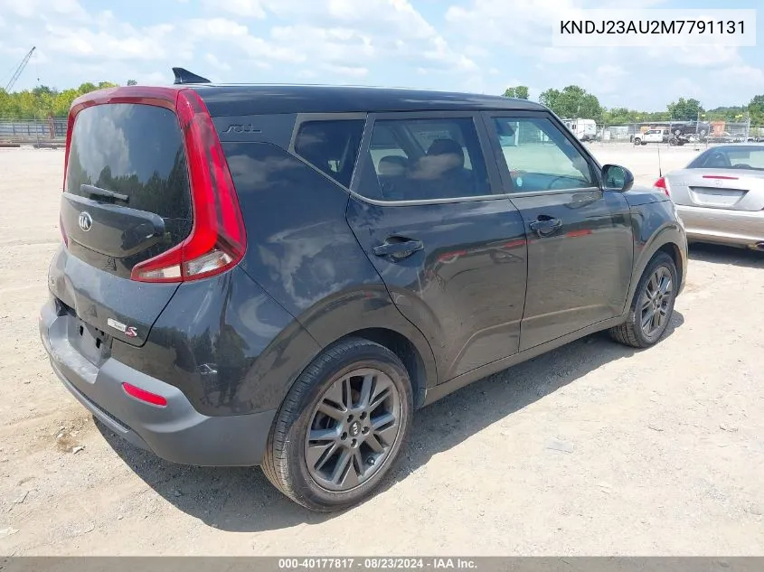 2021 Kia Soul S VIN: KNDJ23AU2M7791131 Lot: 40177817