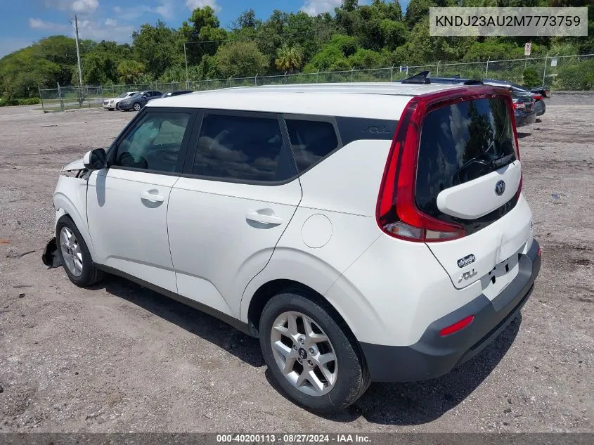 KNDJ23AU2M7773759 2021 Kia Soul S