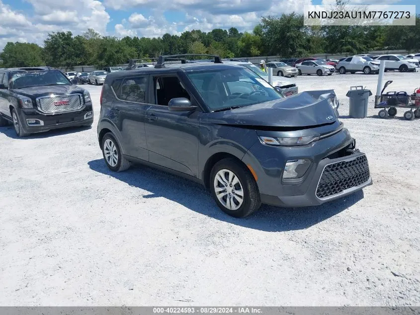 2021 Kia Soul Lx VIN: KNDJ23AU1M7767273 Lot: 40224593