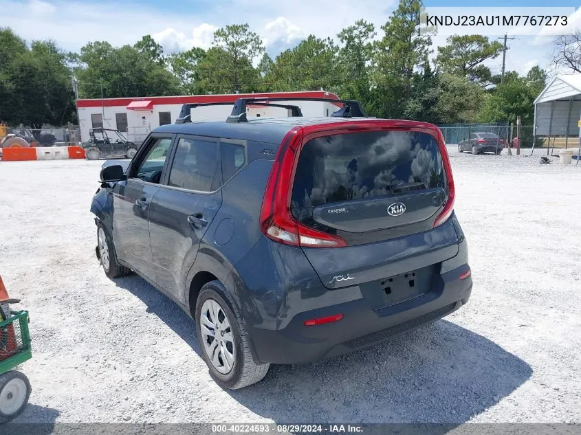 2021 Kia Soul Lx VIN: KNDJ23AU1M7767273 Lot: 40224593