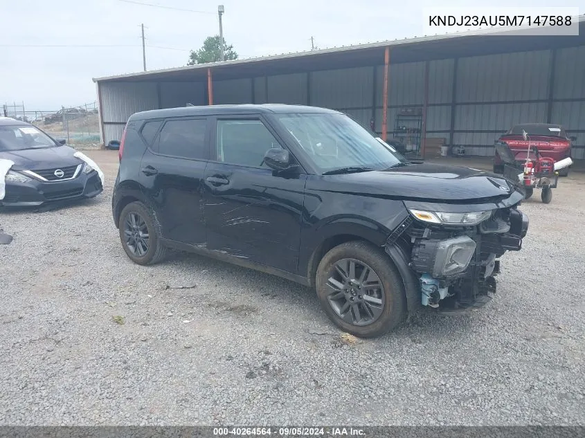 2021 Kia Soul S VIN: KNDJ23AU5M7147588 Lot: 40264564