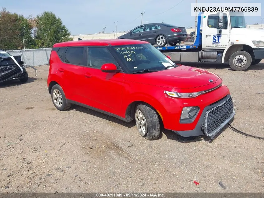 2021 Kia Soul S VIN: KNDJ23AU9M7766839 Lot: 40291949