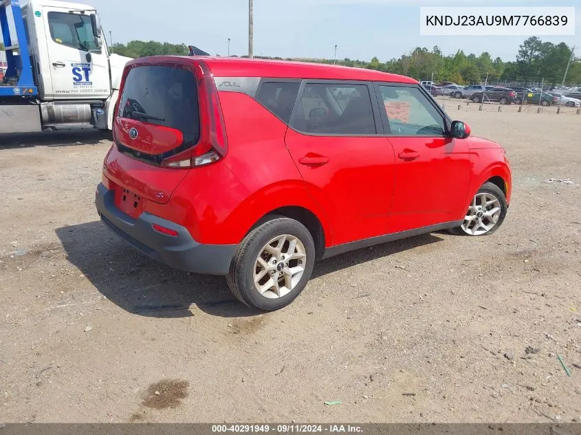 KNDJ23AU9M7766839 2021 Kia Soul S