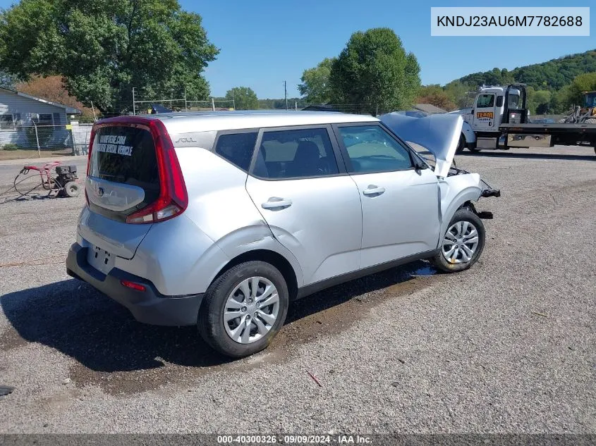 2021 Kia Soul Lx VIN: KNDJ23AU6M7782688 Lot: 40300326