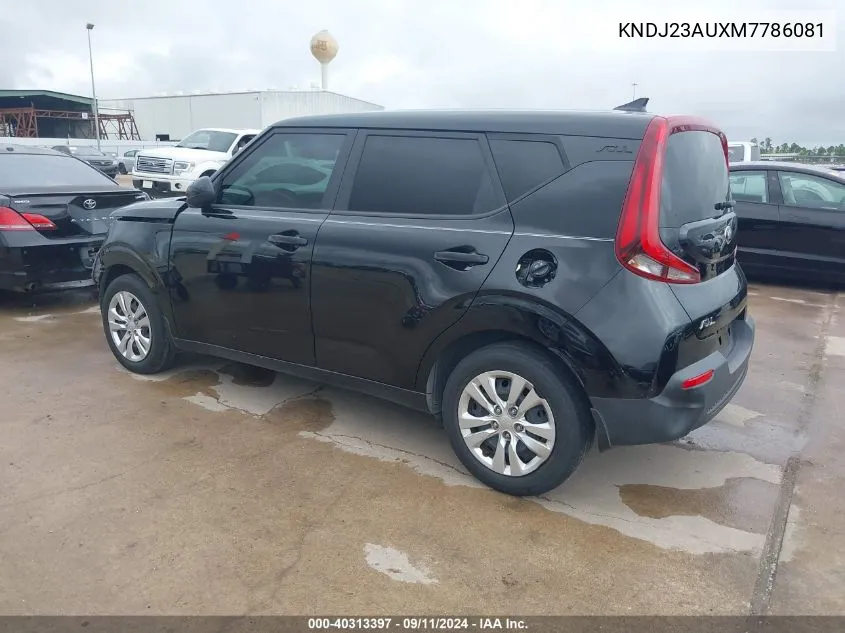 KNDJ23AUXM7786081 2021 Kia Soul Lx