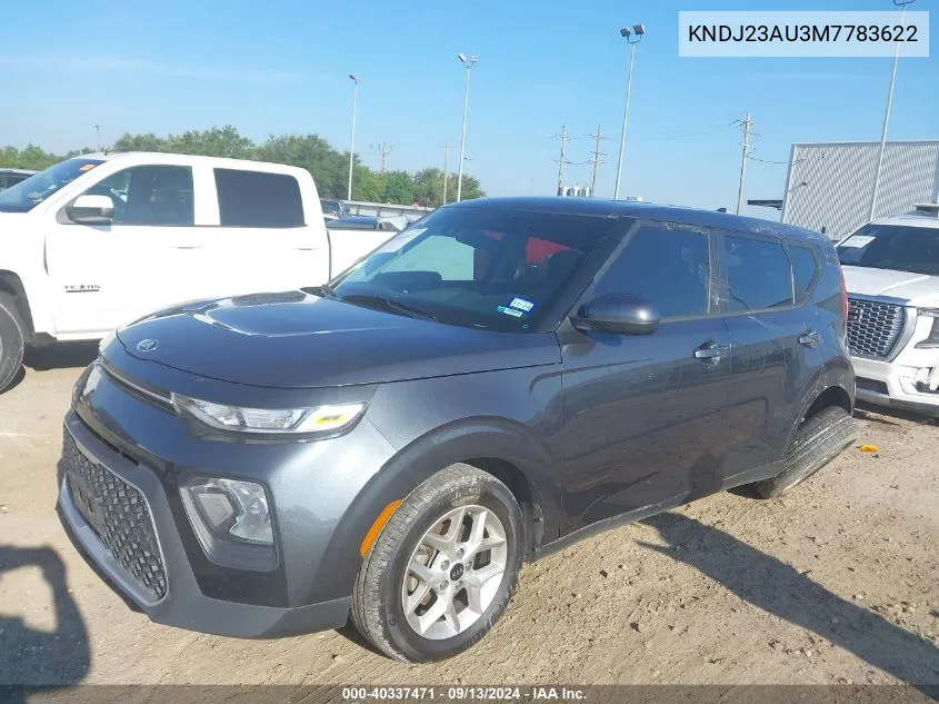 2021 Kia Soul Lx/X Line/S VIN: KNDJ23AU3M7783622 Lot: 40337471