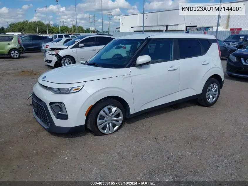 2021 Kia Soul Lx VIN: KNDJ23AU1M7144901 Lot: 40339165