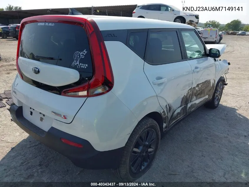 2021 Kia Soul S VIN: KNDJ23AU6M7149141 Lot: 40343437