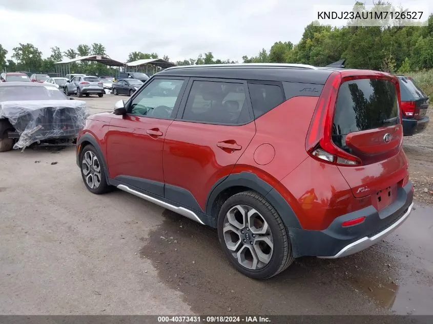 2021 Kia Soul X-Line VIN: KNDJ23AU1M7126527 Lot: 40373431