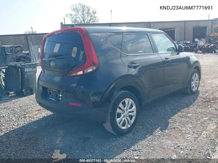 KNDJ23AU6M7771691 2021 Kia Soul Lx