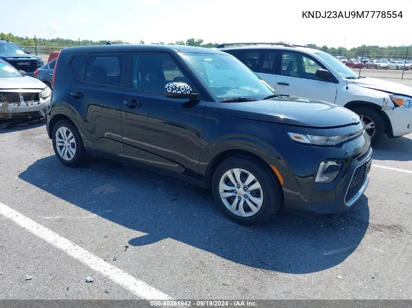 2021 Kia Soul Lx VIN: KNDJ23AU9M7778554 Lot: 40381942