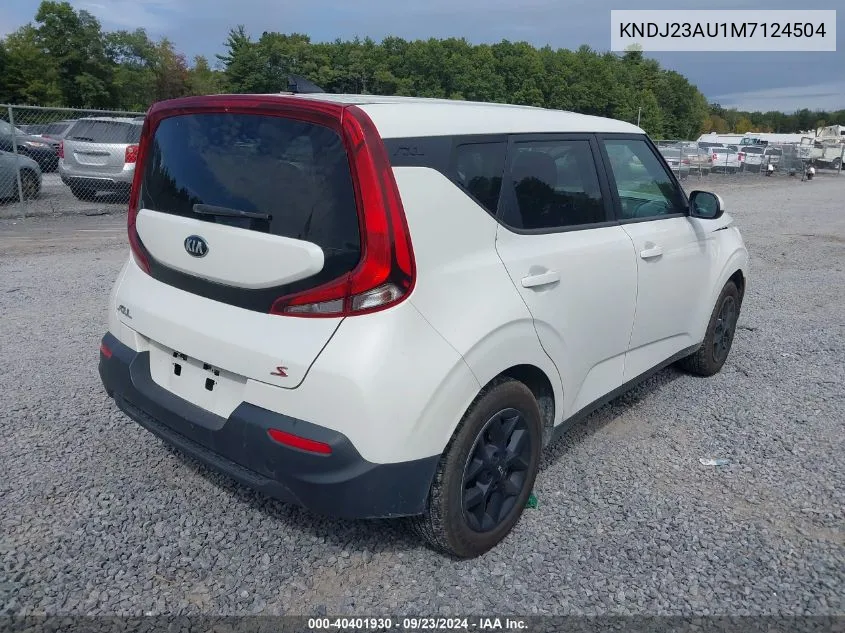 KNDJ23AU1M7124504 2021 Kia Soul S