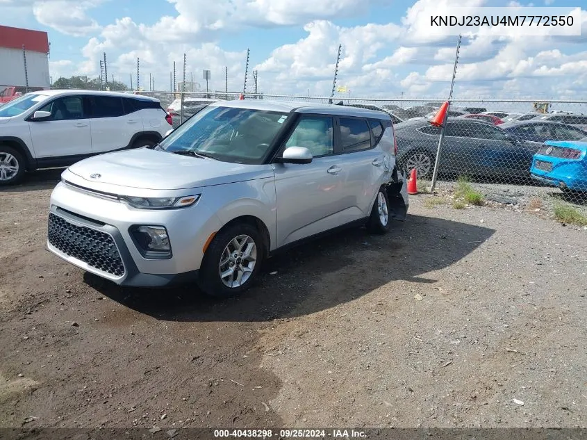 KNDJ23AU4M7772550 2021 Kia Soul S