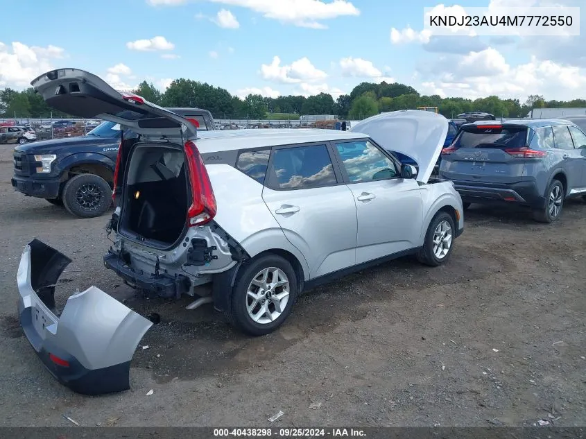 KNDJ23AU4M7772550 2021 Kia Soul S