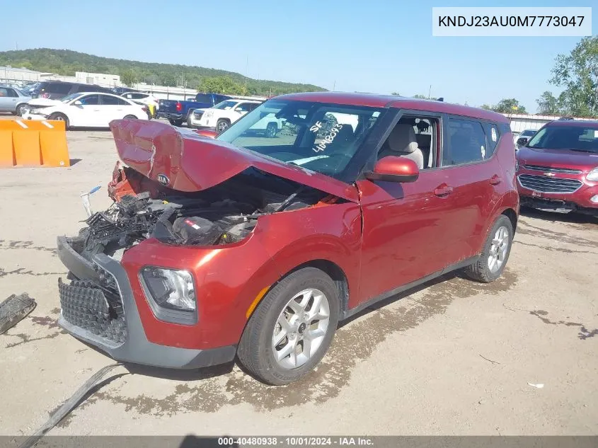 2021 Kia Soul S VIN: KNDJ23AU0M7773047 Lot: 40480938