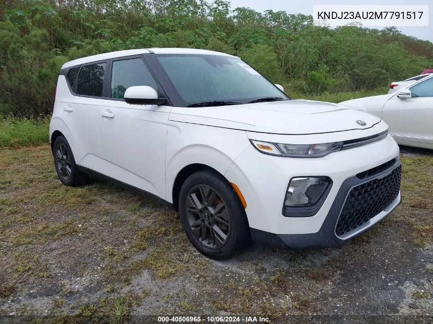 2021 Kia Soul Lx/X Line/S VIN: KNDJ23AU2M7791517 Lot: 40506965