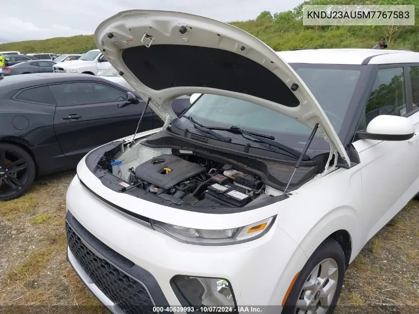 2021 Kia Soul Lx/X Line/S VIN: KNDJ23AU5M7767583 Lot: 40539993