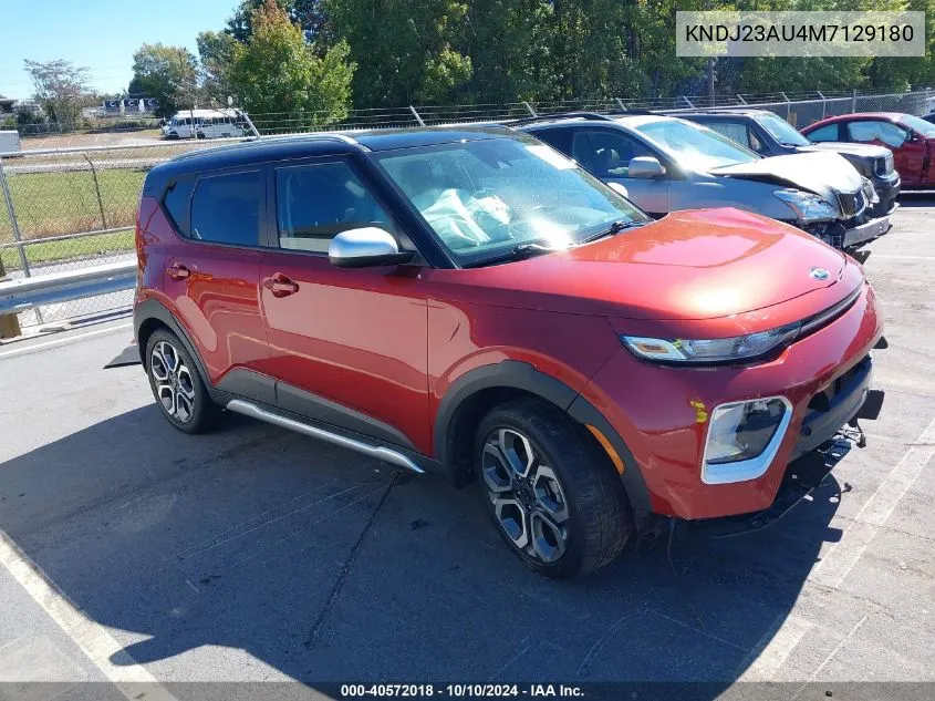 2021 Kia Soul X-Line VIN: KNDJ23AU4M7129180 Lot: 40572018