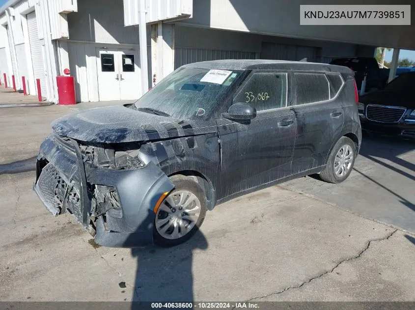 2021 Kia Soul Lx VIN: KNDJ23AU7M7739851 Lot: 40638600