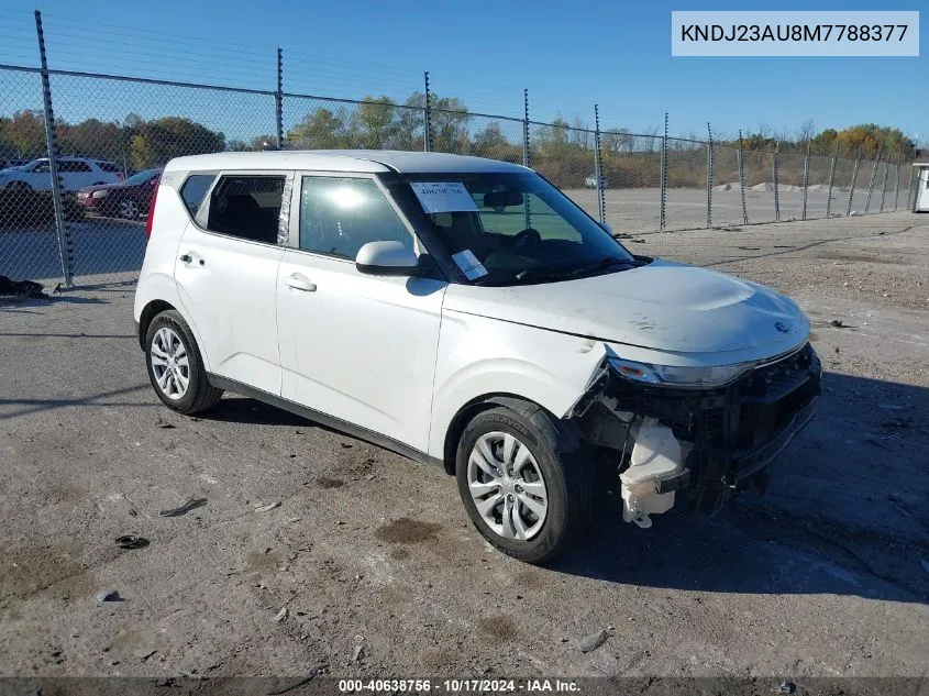 2021 Kia Soul Lx VIN: KNDJ23AU8M7788377 Lot: 40638756