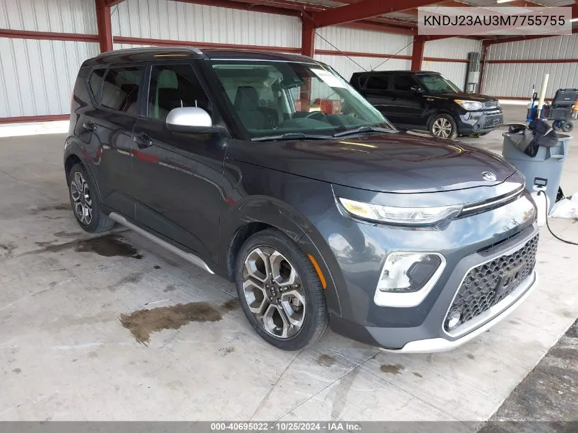 2021 Kia Soul X-Line VIN: KNDJ23AU3M7755755 Lot: 40695022