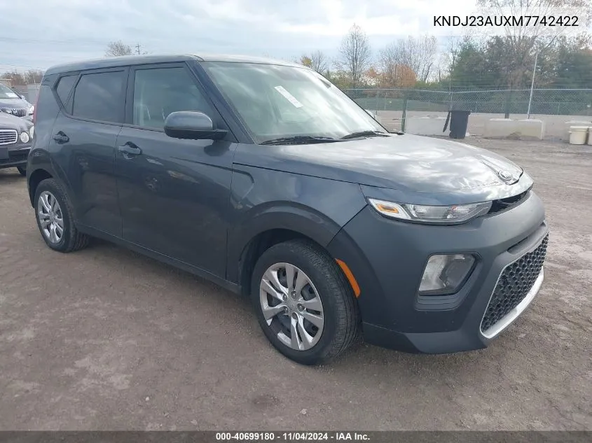 2021 Kia Soul Lx VIN: KNDJ23AUXM7742422 Lot: 40699180