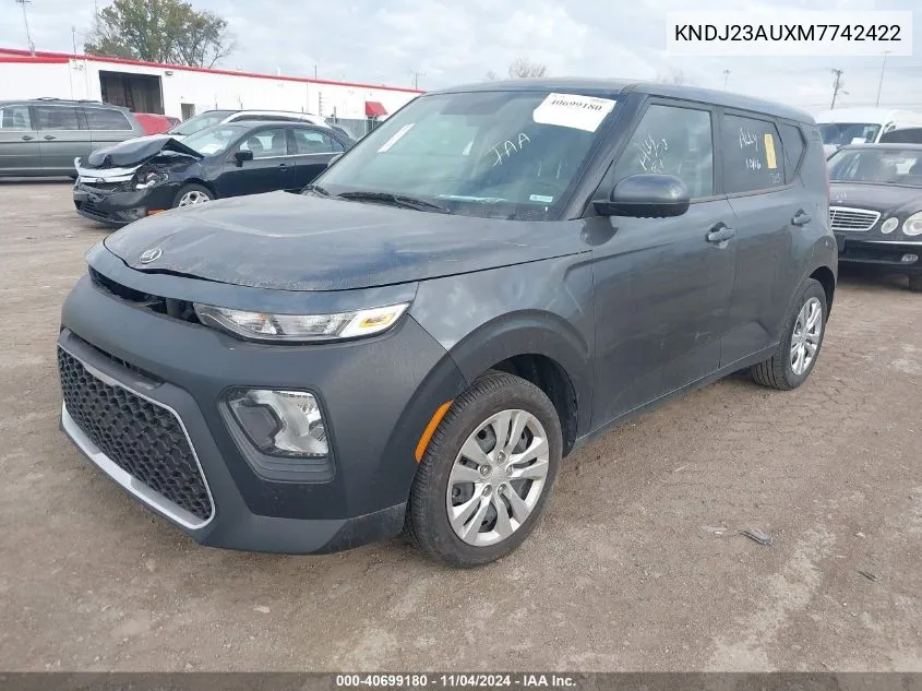 2021 Kia Soul Lx VIN: KNDJ23AUXM7742422 Lot: 40699180