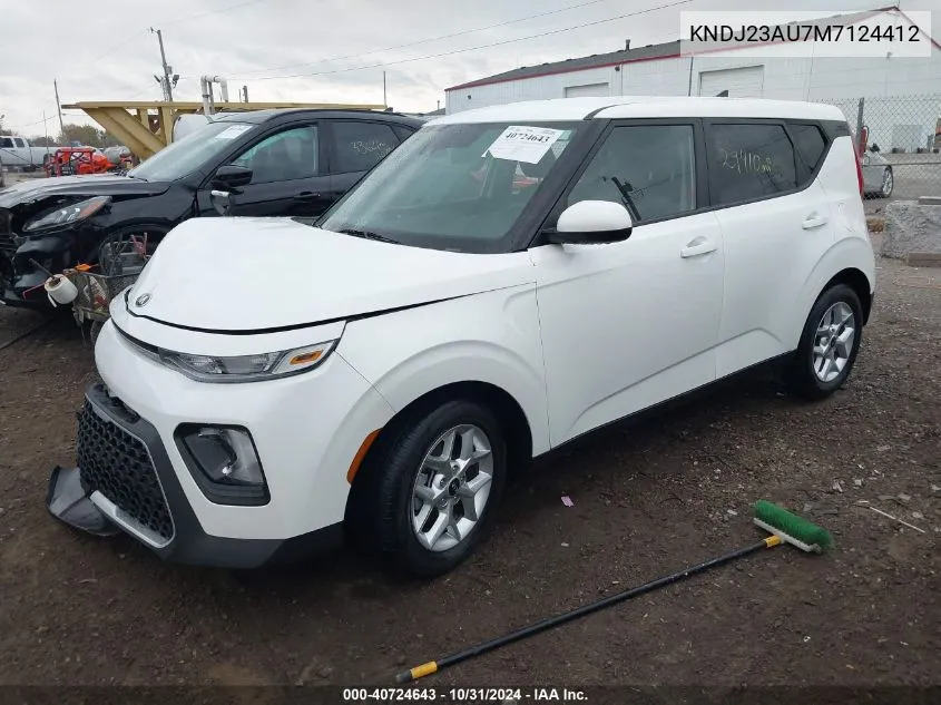 2021 Kia Soul S VIN: KNDJ23AU7M7124412 Lot: 40724643