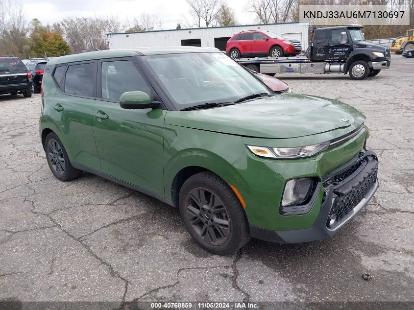 2021 Kia Soul Ex VIN: KNDJ33AU6M7130697 Lot: 40768859