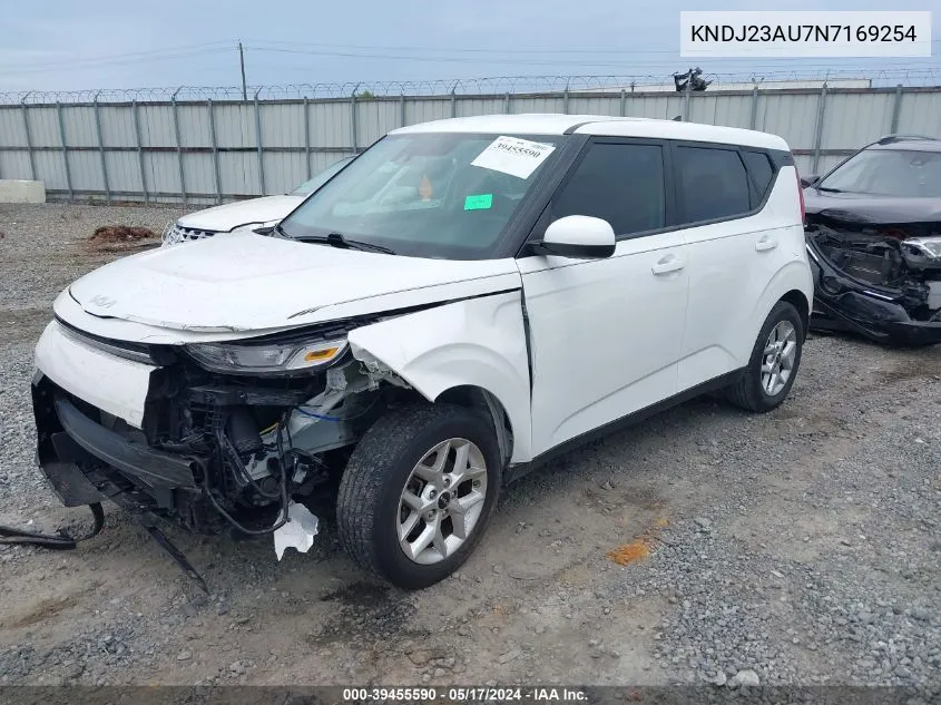 2022 Kia Soul Lx VIN: KNDJ23AU7N7169254 Lot: 39455590