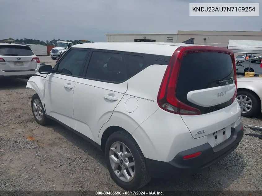 2022 Kia Soul Lx VIN: KNDJ23AU7N7169254 Lot: 39455590